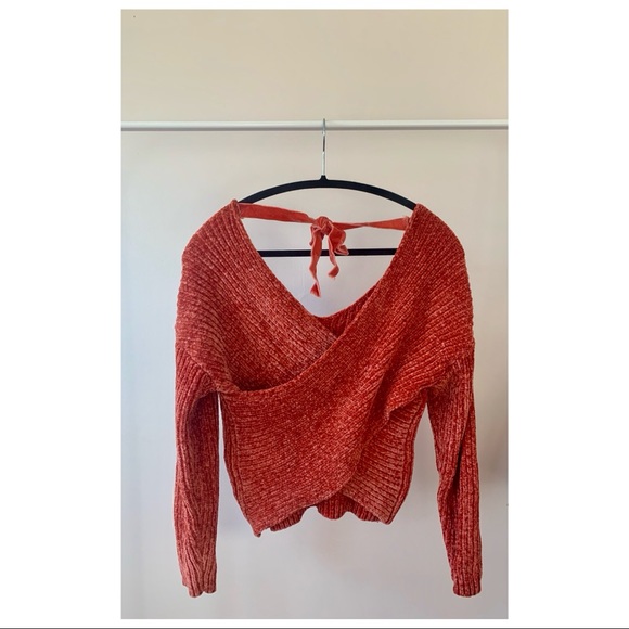 Beautiful orange sweater - Picture 4 of 4